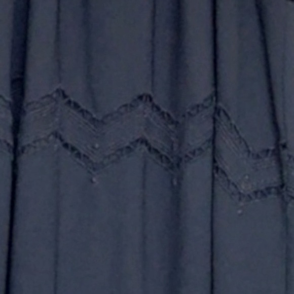 LOFT Black Off the Shoulder Dress w/ ZigZag Detail Sz XS - Picture 7 of 7